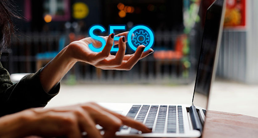 SEO Consultant Analyzing Data
